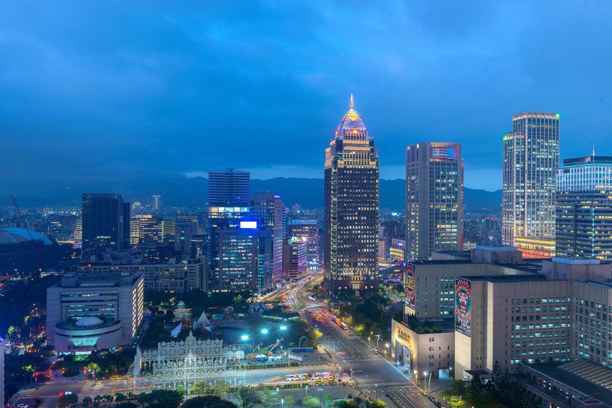 Grand Hyatt Taipei Hotel Exterior foto Skyline of Kaohsiung